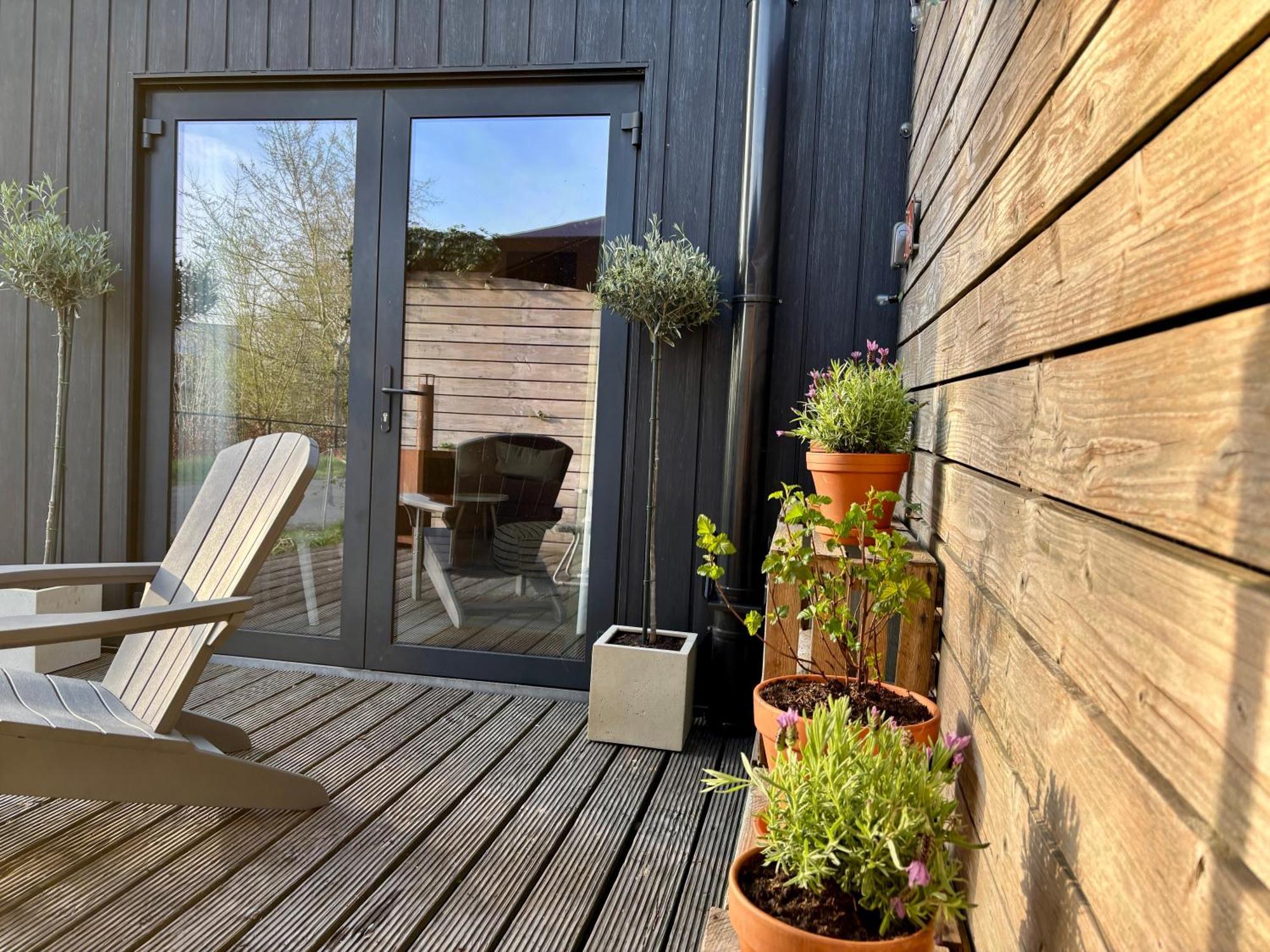 Romantisch Huisje Met Houtkachel & Airco Op 2,5Km Van Zee 赫鲁德 外观 照片